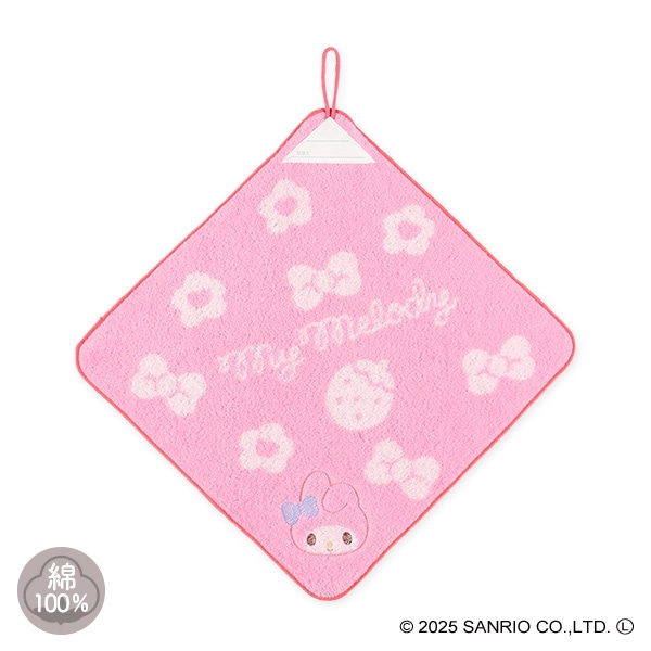 無撚糸ジャガードループ付きタオル（マイメロディ）