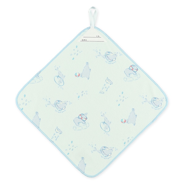 3枚組マイクロファイバーループ付きタオル（マリン）