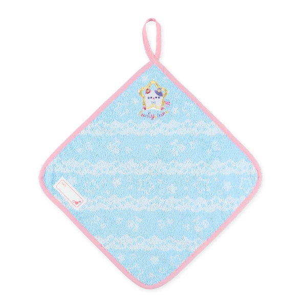 ふんわり甘撚りループ付きタオル（ねこ）