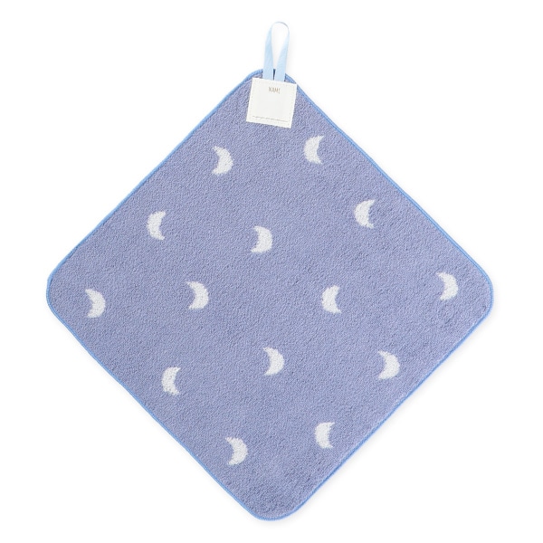 3枚組無撚糸ループ付きタオル（くま・チェック・月）