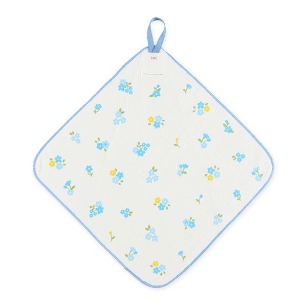 5枚組シャーリングループ付きタオル（アニマル・ハート・花）