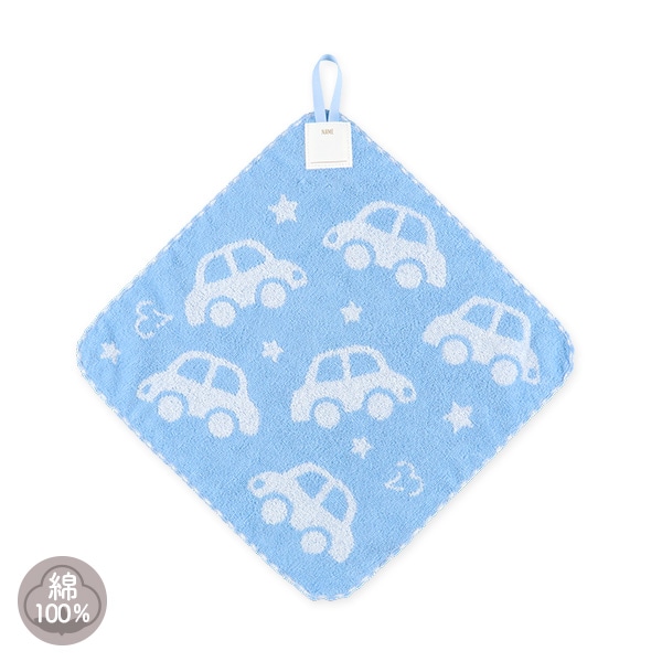 無撚糸ループ付きタオル（くるま）