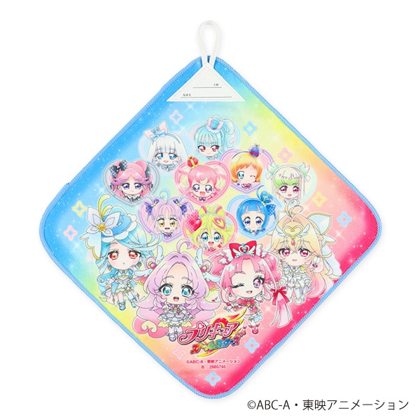 バンダイ）3枚組ループ付きタオル（名探偵プリキュア！）