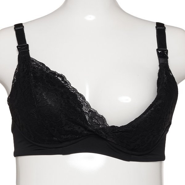 モールドカップ付きクロスオープン&ストラップオープンブラ（レース）