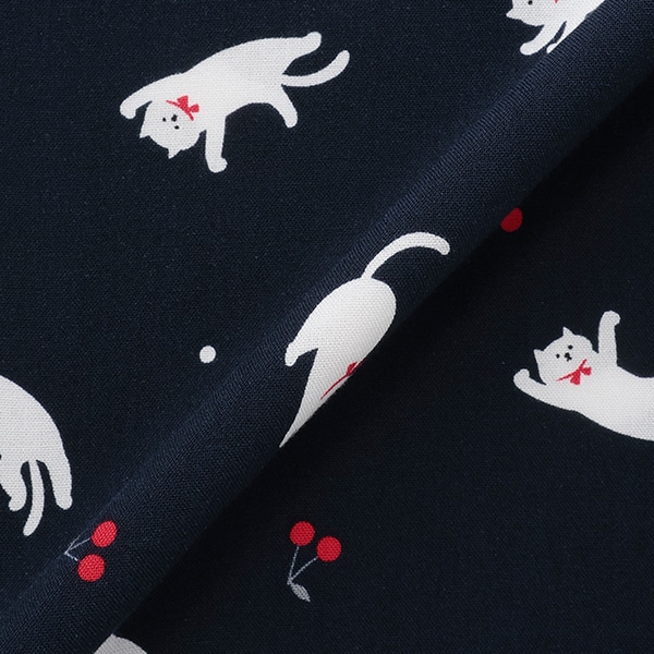 マタニティ7分丈ワイドステテコ（ネコ）