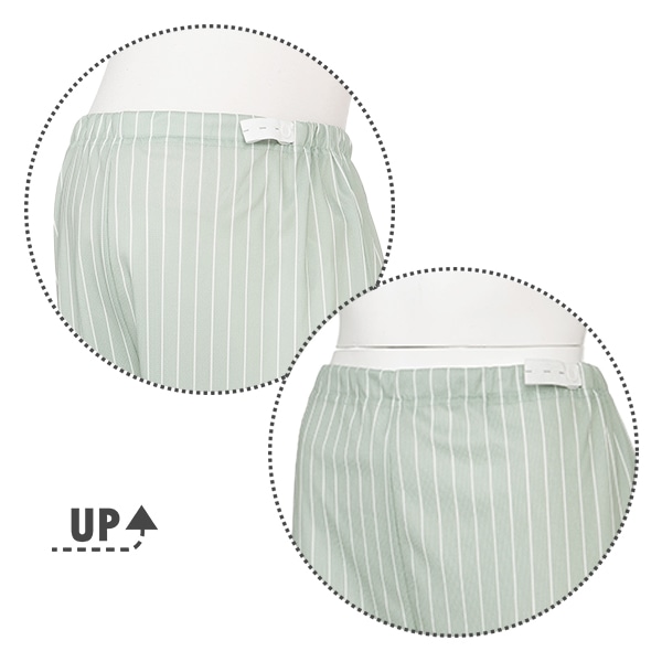 7分丈マタニティスタンダードステテコ（ストライプ）