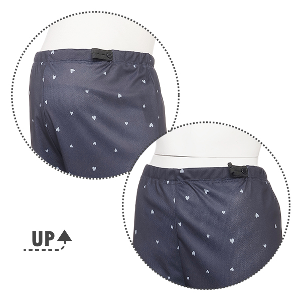 7分丈マタニティワイドステテコ（ハート）