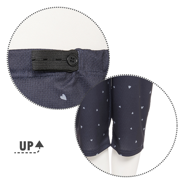 7分丈マタニティワイドステテコ（ハート）