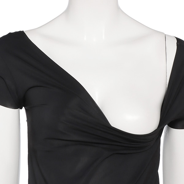 フラットマタニティインナーTシャツ（ブラック）