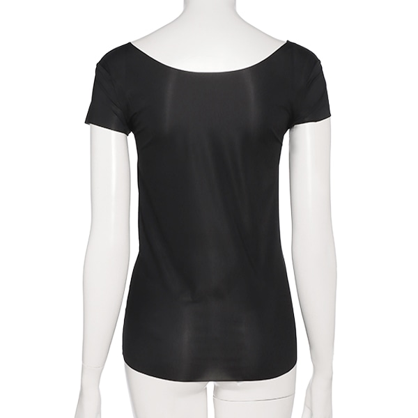 フラットマタニティインナーTシャツ（ブラック）