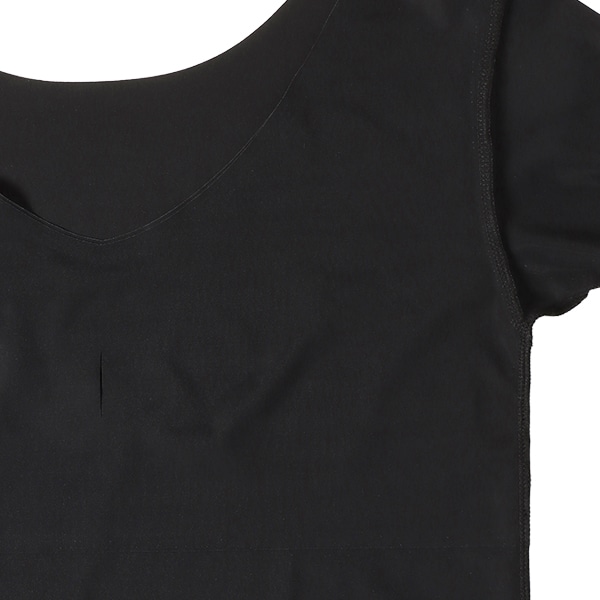 フラットマタニティインナーTシャツ（ブラック）
