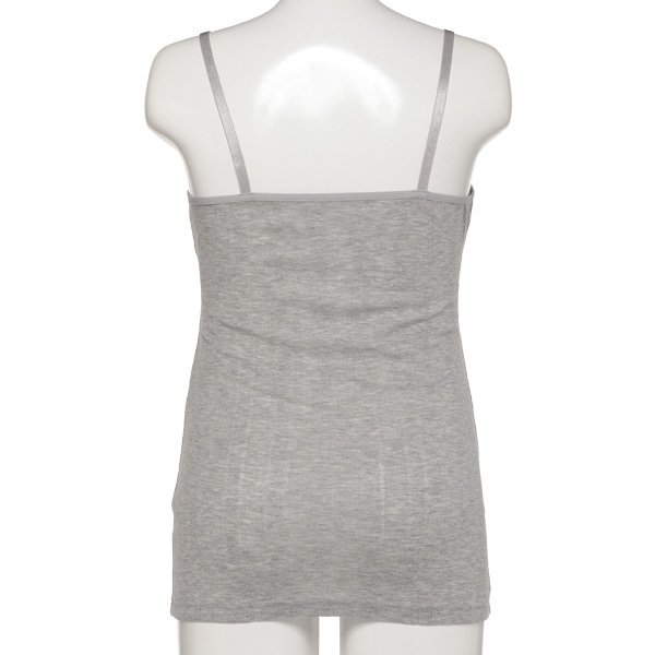 取り外し可能カップ付きクロスオープンキャミソール（針抜き）