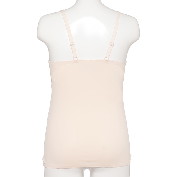 取り外し可能カップ付きナノストレスブラキャミソール（カシュクール）