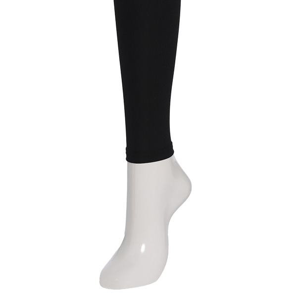 DRYWRAP）ストレッチリブマタニティ10分丈レギンス（ブラック）