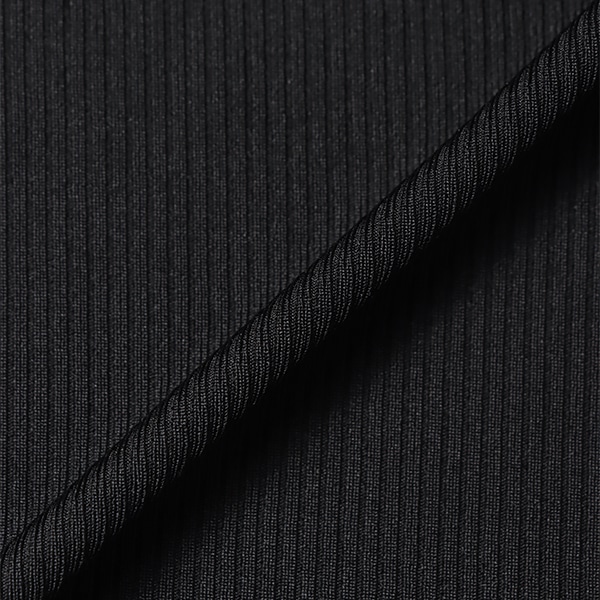 DRYWRAP）ストレッチリブマタニティ10分丈レギンス（ブラック）