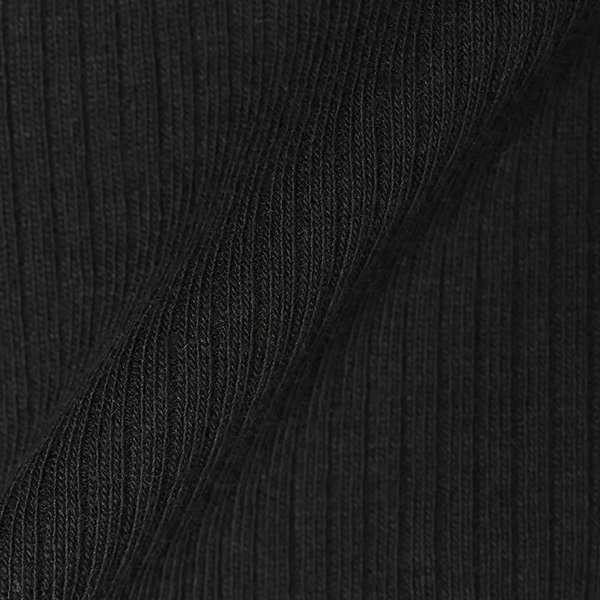 2枚組綿100%フロントオープンハーフトップ（リブ無地）