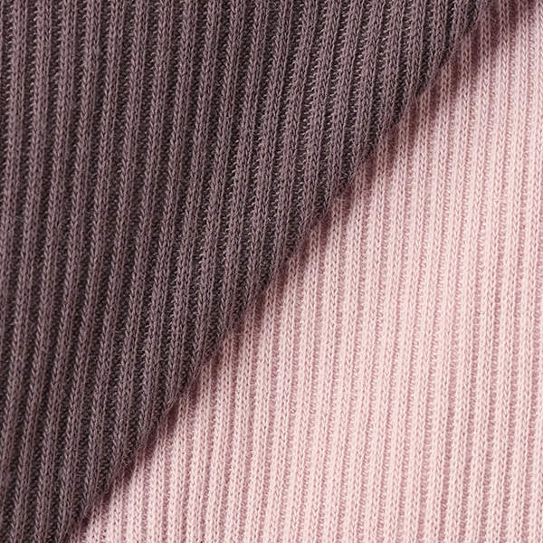 2枚組クロスオープンハーフトップ（リブ無地）