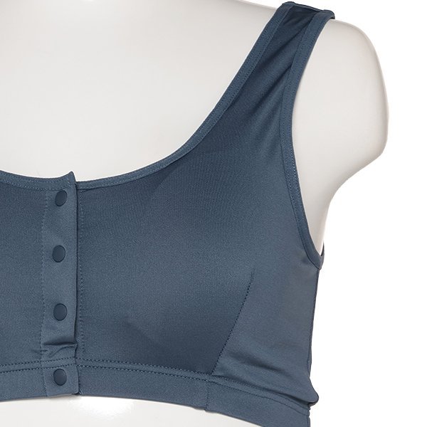 DRYWRAP）取り外し可能カップ付きフロントオープンハーフトップ