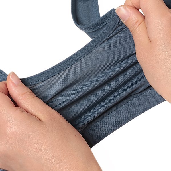 DRYWRAP）取り外し可能カップ付きフロントオープンハーフトップ