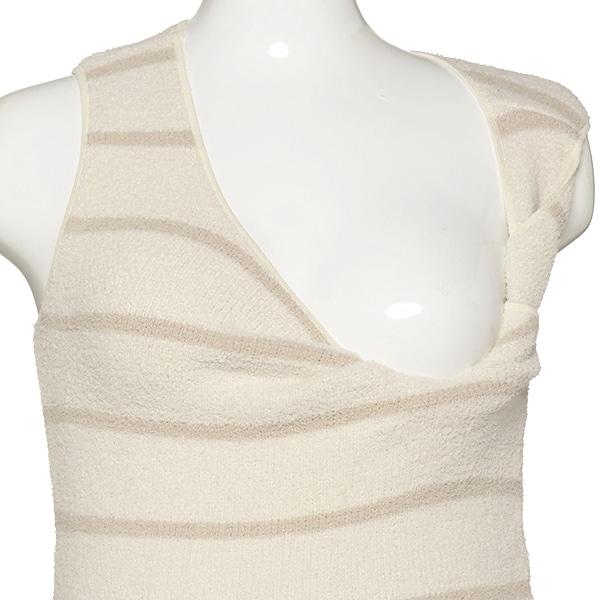 2WAY授乳マシュマロタンクトップ（ブラック・ボーダー）