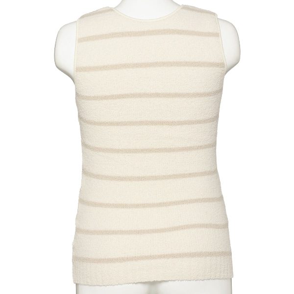 2WAY授乳マシュマロタンクトップ（ブラック・ボーダー）