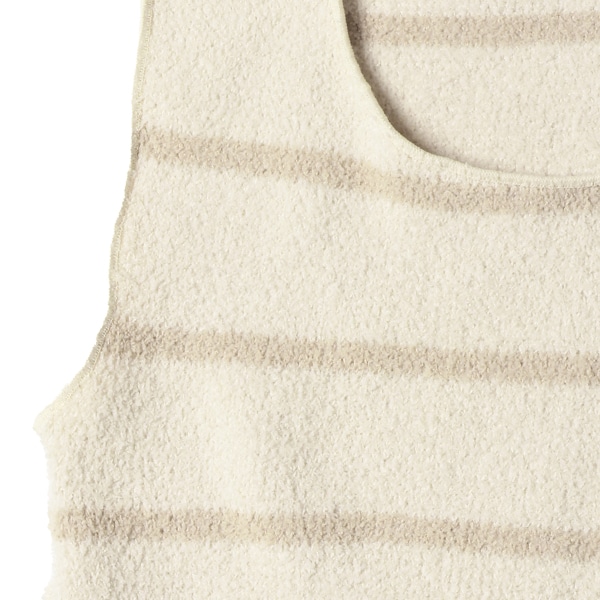 2WAY授乳マシュマロタンクトップ（ブラック・ボーダー）