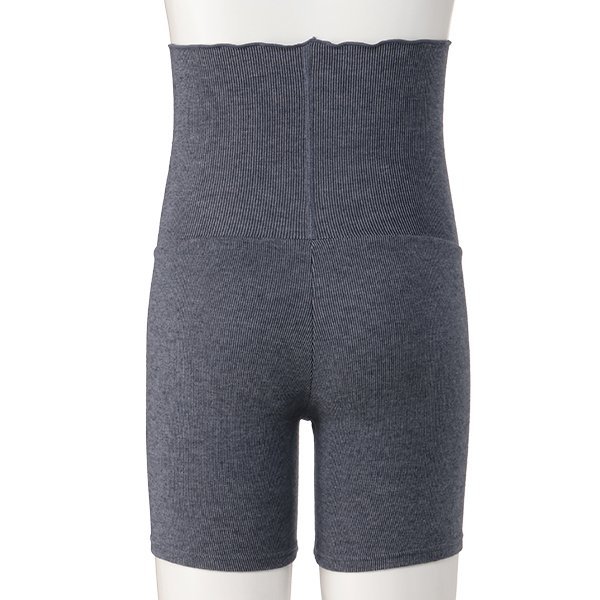 HOTWRAP）腹巻付き3分丈オーバーパンツ（ブルー）