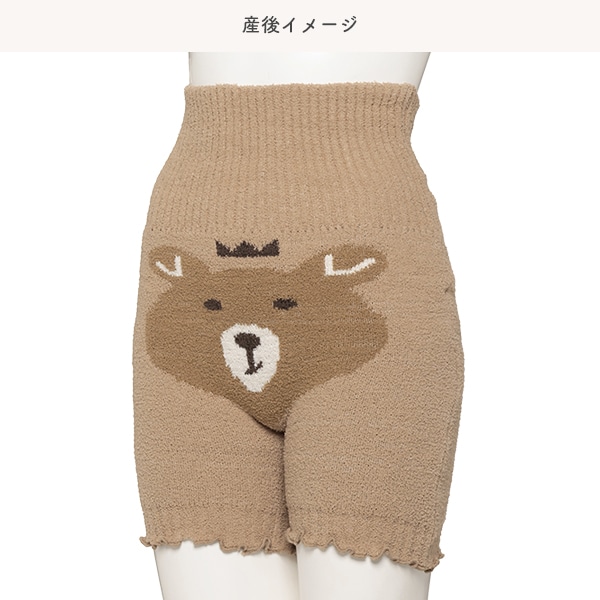 マシュマロはらまき付き3分丈オーバーパンツ（くま）