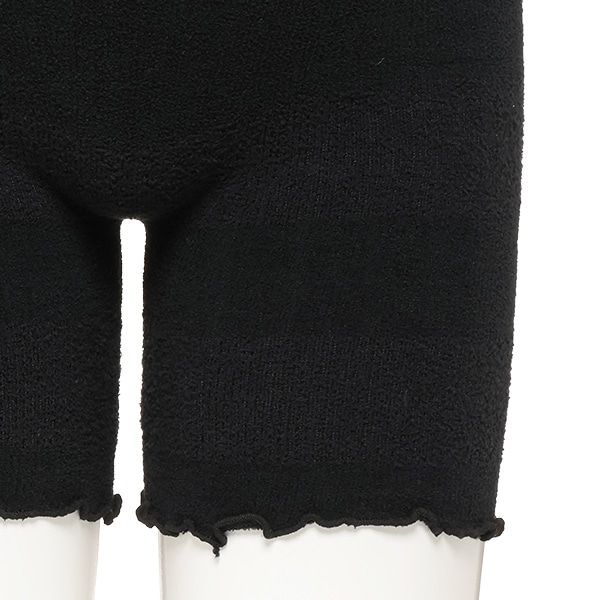 マシュマロはらまき付き3分丈オーバーパンツ（ブラックボーダー）