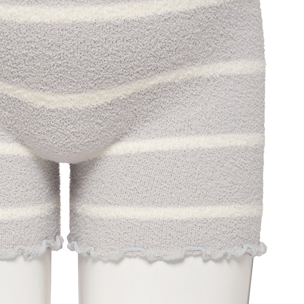 マシュマロはらまき付き1分丈オーバーパンツ（ブラック・グレー）