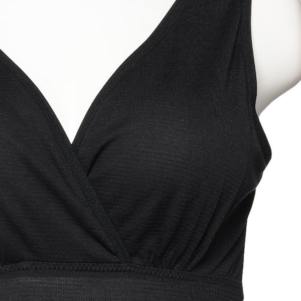 DRYWRAP）取り外し可能カップ付きクロスオープンタンクトップ