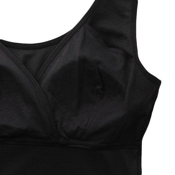 DRYWRAP）取り外し可能カップ付きクロスオープンタンクトップ