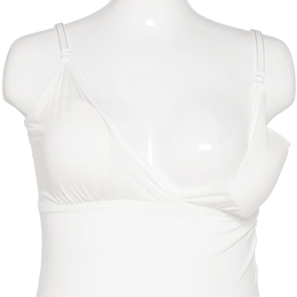 DRYWRAP）取り外し可能カップ付きカップクロスオープンキャミソール（無地）