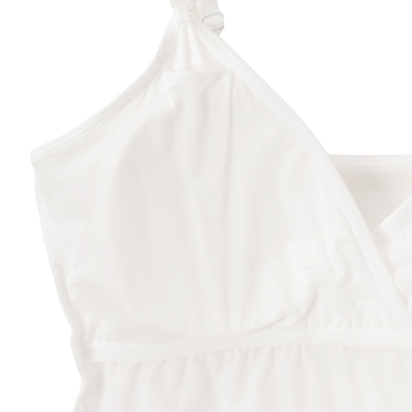 DRYWRAP）取り外し可能カップ付きカップクロスオープンキャミソール（無地）