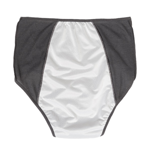 3枚組クロッチオープン産褥ショーツ（リブグレー）