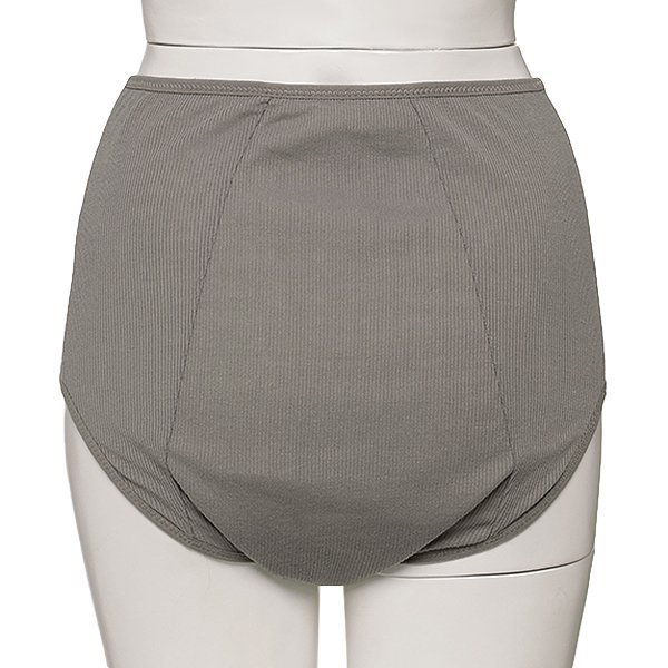 3枚組クロッチオープン産褥ショーツ（リブ無地）