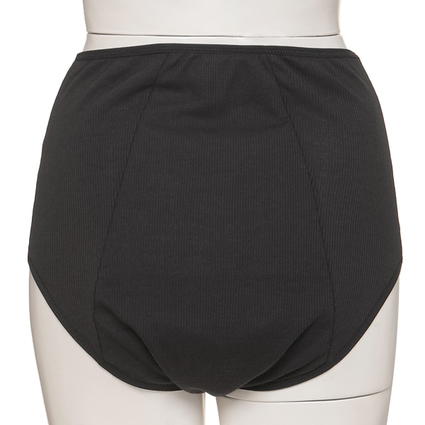 3枚組クロッチオープン産褥ショーツ（ブラック）