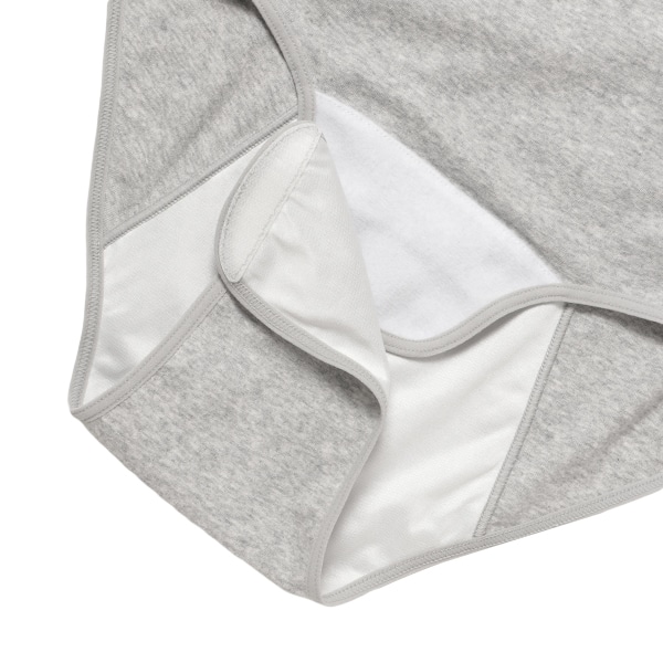 犬印本舗）2枚組綿100％クロッチオープン産褥ショーツ（無地）