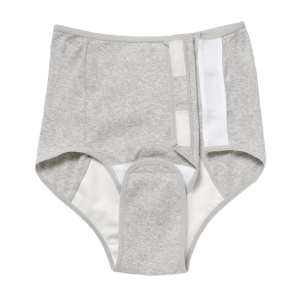 犬印本舗）2枚組綿100%フルオープン産褥ショーツ（無地）