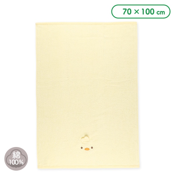 甘撚りタオルケット（ひよこフェイス）