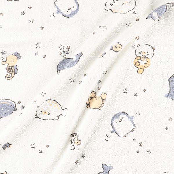 甘撚りタオルケット（海の生き物）