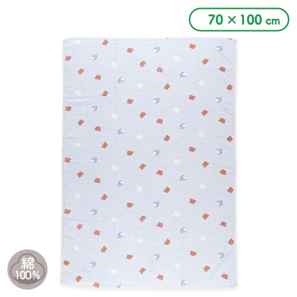 甘撚りタオルケット（海の生き物）