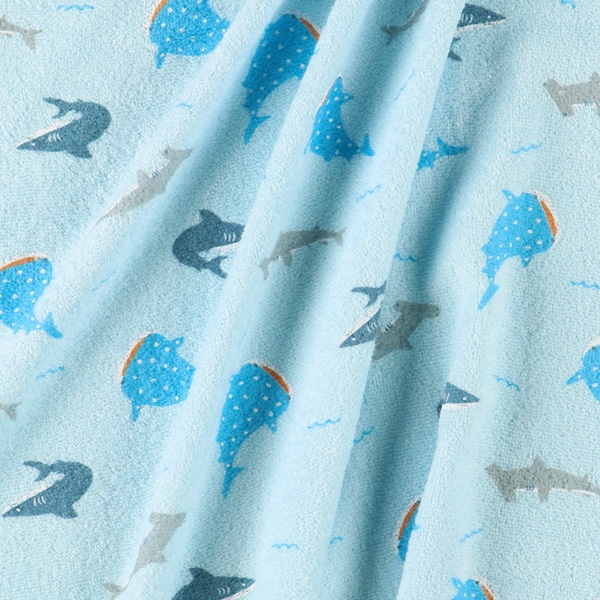無撚糸タオルケット（ジンベエザメ）