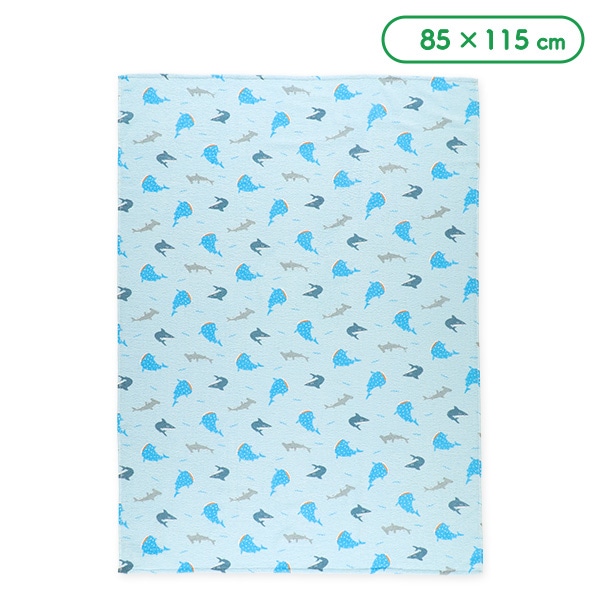 無撚糸タオルケット（ジンベエザメ）