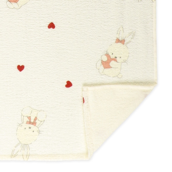 無撚糸タオルケット（うさぎ）