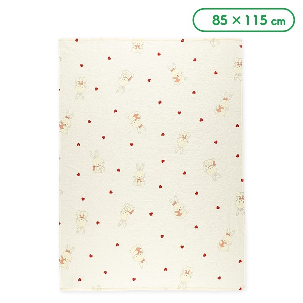 無撚糸タオルケット（うさぎ）