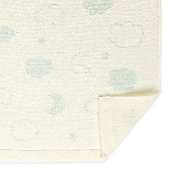 無撚糸タオルケット（雲・月）