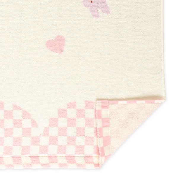 無撚糸タオルケット（うさぎ・ねこ）