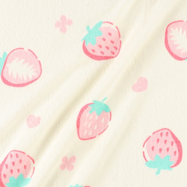 無撚糸タオルケット（いちご）