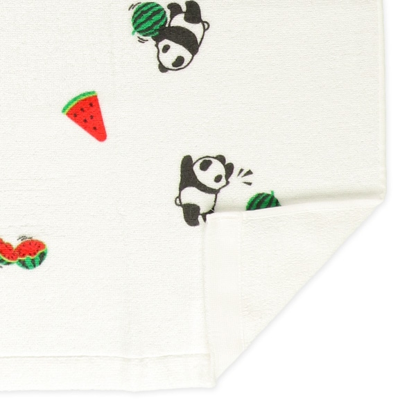 無撚糸タオルケット（パンダ・すいか割り）